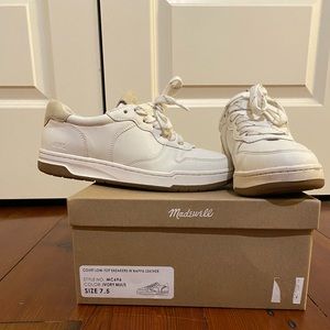Madewell women’s 7.5 court low-top sneakers